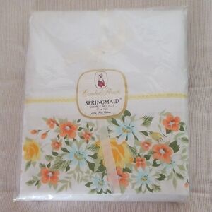 Vintage~ Double Bed size flat sheet- Springmaid NOS